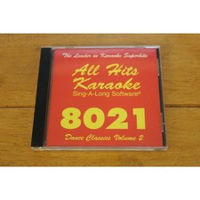 All Hits Karaoke Sing-A-Long Software 8021 Dance Classics Vol 2 CD Made in USA