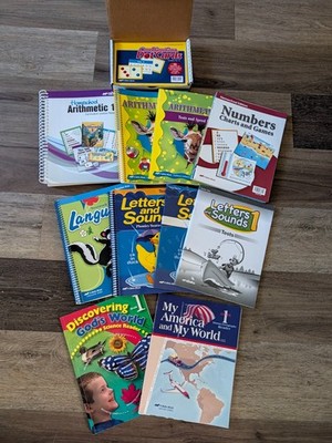Abeka Grade 1  LARGE Homeschool BUNDLE: Arithmetic, Language, Health, History