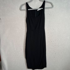 Reformation Black Sleeveless Midi Dress Womens Size 0 Made In USA