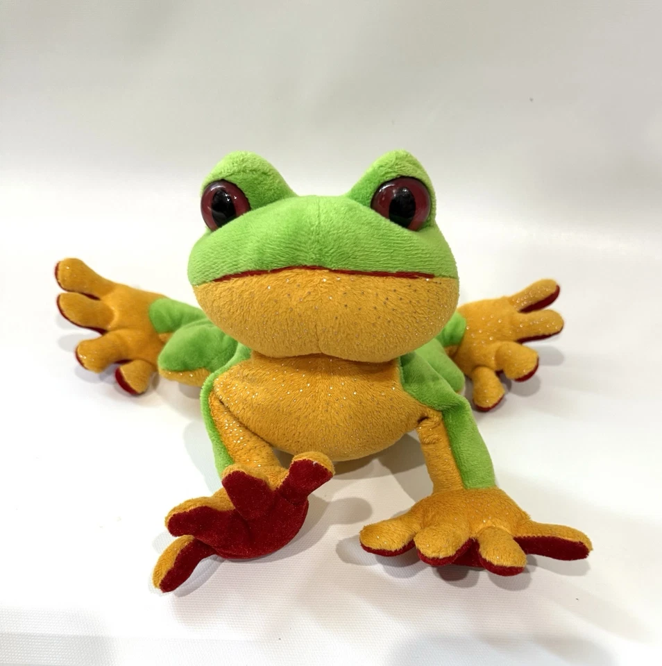 Webkinz Tree Frog HM109 Plush GANZ Retired Stuffed Animal NO Secret Code 10” - Image 2 of 4