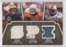 2010 SPx Winning Trios 18/50 Chad Henne Ricky Williams Ronnie Brown #WT-HWB 0p2e