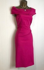 RIVER ISLAND STUNNING PINK CUT OUT BUST DRESS SIZE 10