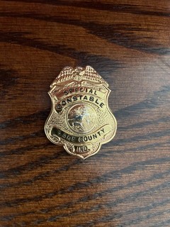 Obsolete Lake County Indiana Special Constable Badge Vintage