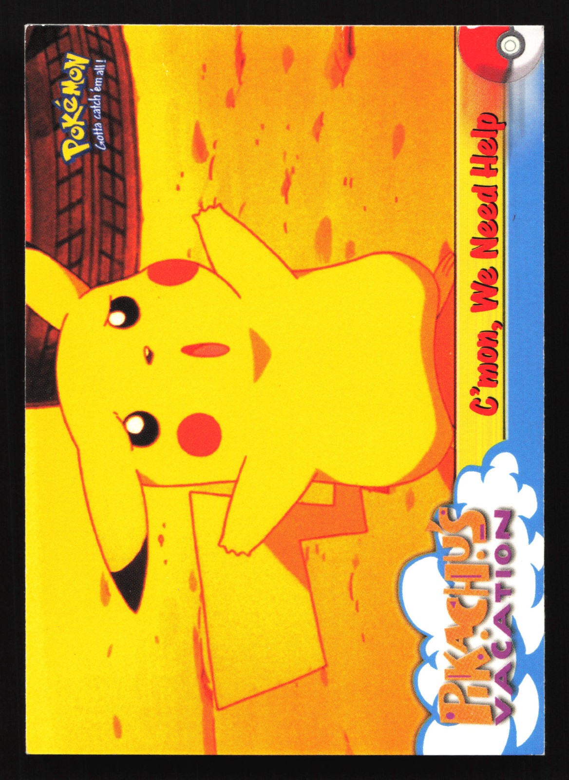 C'mon, We Need Help 53 1999 Topps Pokemon the First Movie Pokemon Card