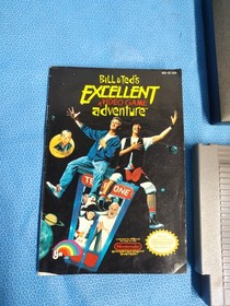 NES Nintendo Bill & Ted's Excellent Video Game Adventure Manual Poster Japan 