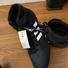 Adidas Men's Boy's HVC2 Wrestling Mat Shoe Ankle Strap 2 Colors AQ3325 Size 14