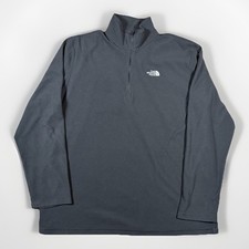 The North Face Men's Black Fleece 1/4 Zip Pullover Sweater Size XL