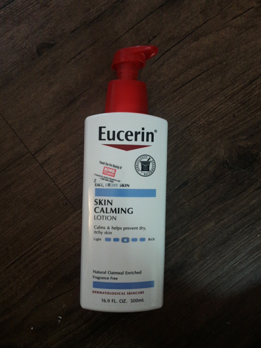 Eucerin Skin Calming Lotion for Dry Itchy Skin 16.9oz Full Body Moisturizer