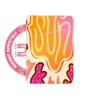 abbyrose Fun in the Sun MagSafe Porte Carte Poche pour iPhone 12 13 14 15 16 Pro - Photo 1 sur 1