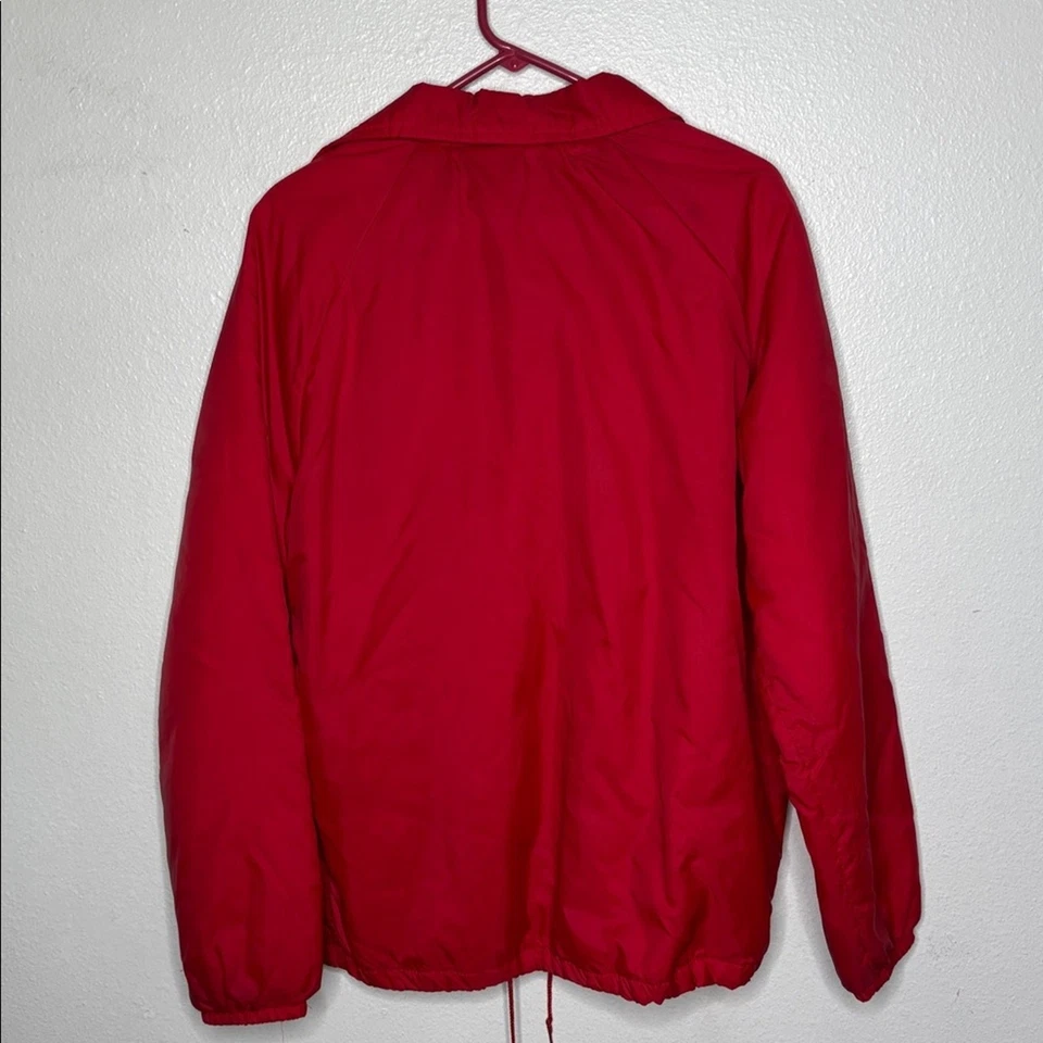 ВИНТАЖНЫЙ 80-х Champion куртка красный легкий размер средний - Изображение 3 из 4
