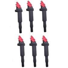 6PCS HIGH PERFORMANCE BOSCH TYPE IGNITION COIL UF592 12137594937 FOR BWM 1 3 ...