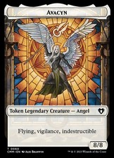 Avacyn Token - #60 (via Battle at the Helvault) - Commander Masters - NM MTG