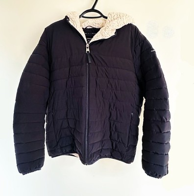 CALVIN KLEIN Sherpa Lined Infinite Stretch Jacket Men's Size L Large Black Warm