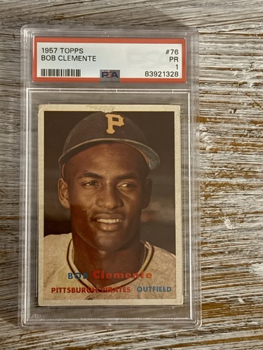 Bob Clemente #76 1957 Topps card