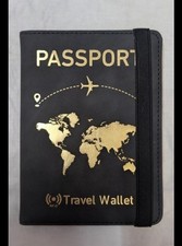 Beautiful Travel Passport Cover Holder Wallet for Credit Card Boarding Pass