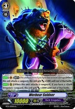 Vanguard TCG card BT12/035EN R Werbear Soldner Binding Force of the Black Rings