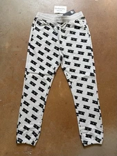 G59 $uicideboys$ Razor Sweatpants Grey Large SUICIDEBOYS