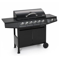 Taino Basic 6+1 Gasgrill Bbq Grillwagen Edelstahl Brenner Seitenkocher TÜV Grill
