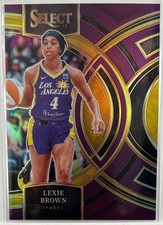 2024 Select WNBA #200 Lexie Brown Purple Prizms SN113/149 Los Angeles Sparks