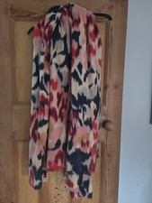 Image of Accessorize Abstract ikat print scarf new with tags