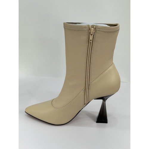 Ted Baker Damen 8 (EU 39) Liya Natur Beige Leder Absatz Stiefel Booties NEU - Bild 7 von 11
