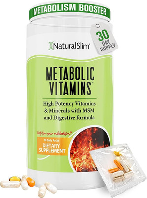 Metabolic Vitamins, Multivitamin for Women & Men, Supports Energy, Metabolism &