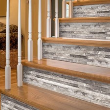 14 Strips Stair Risers Stickers, Peel and Stick Vinyl Staircase Sticker Decal...