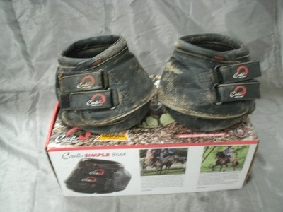 Set Of 2 Cavallo Simple Boot Horse Equine Protection Trail Hoof Boots Size 3