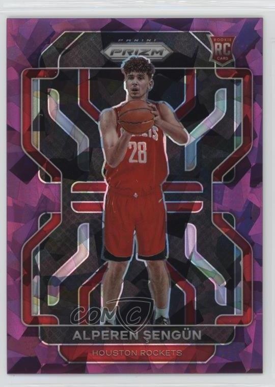 2021-22 Panini Prizm Purple Ice Prizm 145/149 Alperen Sengun #318 Rookie RC