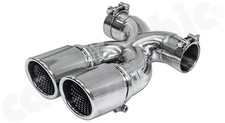 CARGRAPHIC Sport-Endrohr 89mm Edelstahl poliert für 987 Boxster Cayman Endrohre