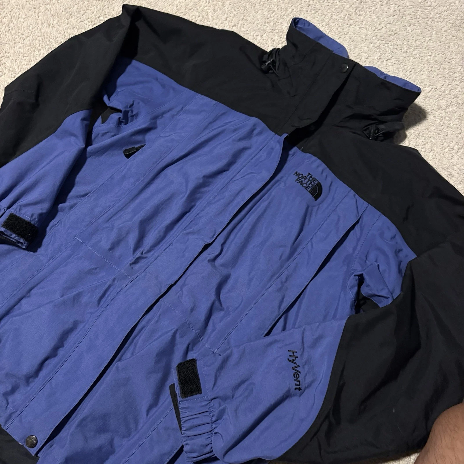 Women’s The North Face HyVent Vintage Zip Up Winter Snow Jacket size M