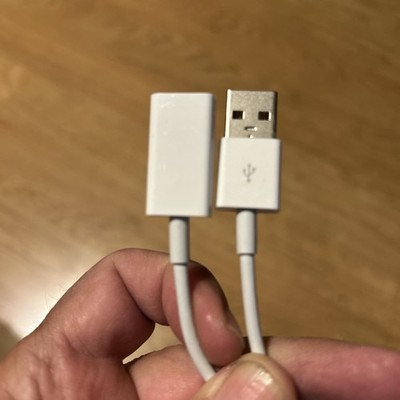Apple OEM Mac Male to Female 3 Ft USB Extension Cord Extender Cable.