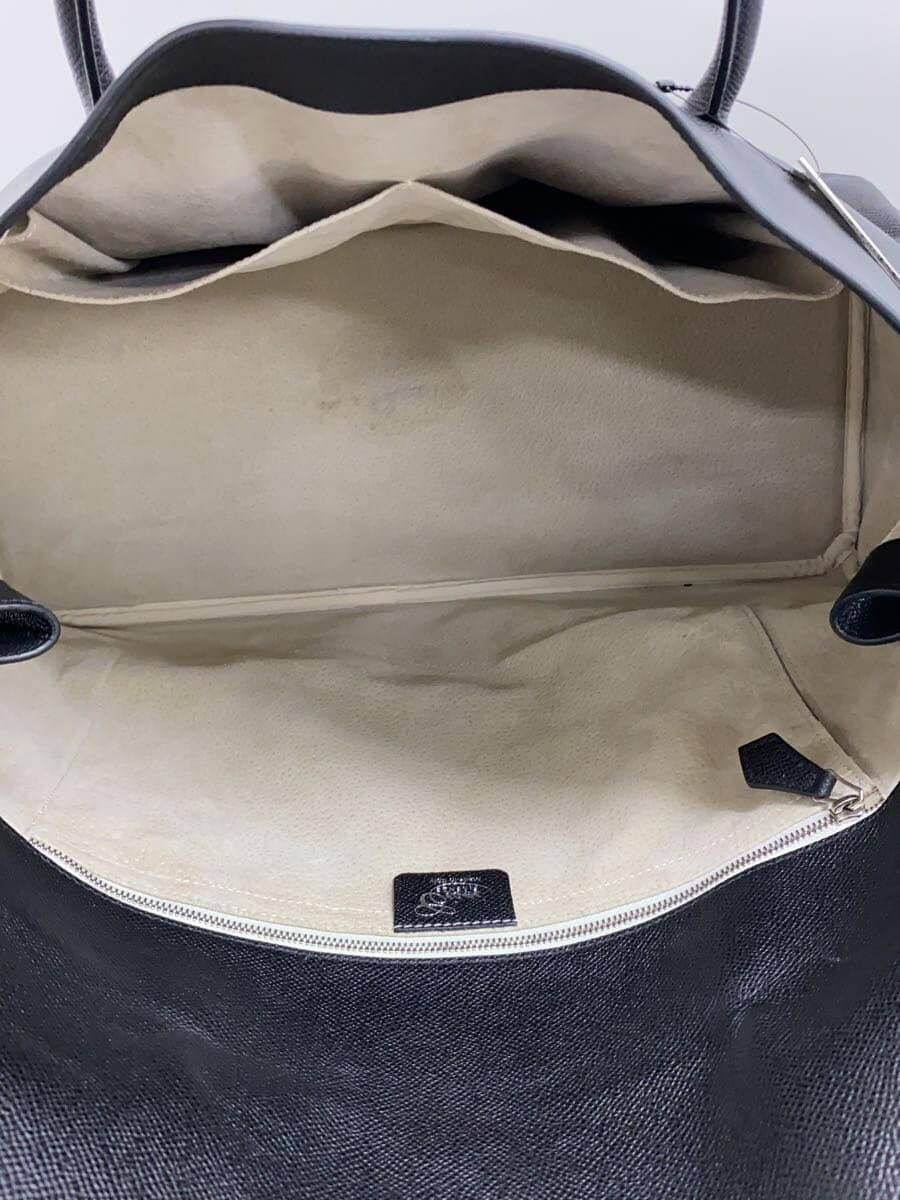 Cisei tote bag flap leather Black solid Used | eBay Cisei tote bag flap leather Black solid Used | eBay