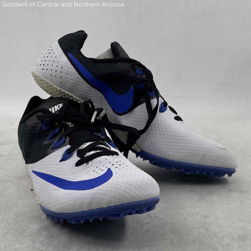 Track & Field Black, White & Blue Nike Sprint Rivals Shoes Size 10