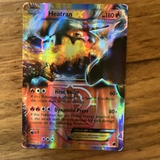 Pokémon Heatran EX Ultra Rare Full Art Holo Plasma Freeze 13/116 HP 180 Card on eBay