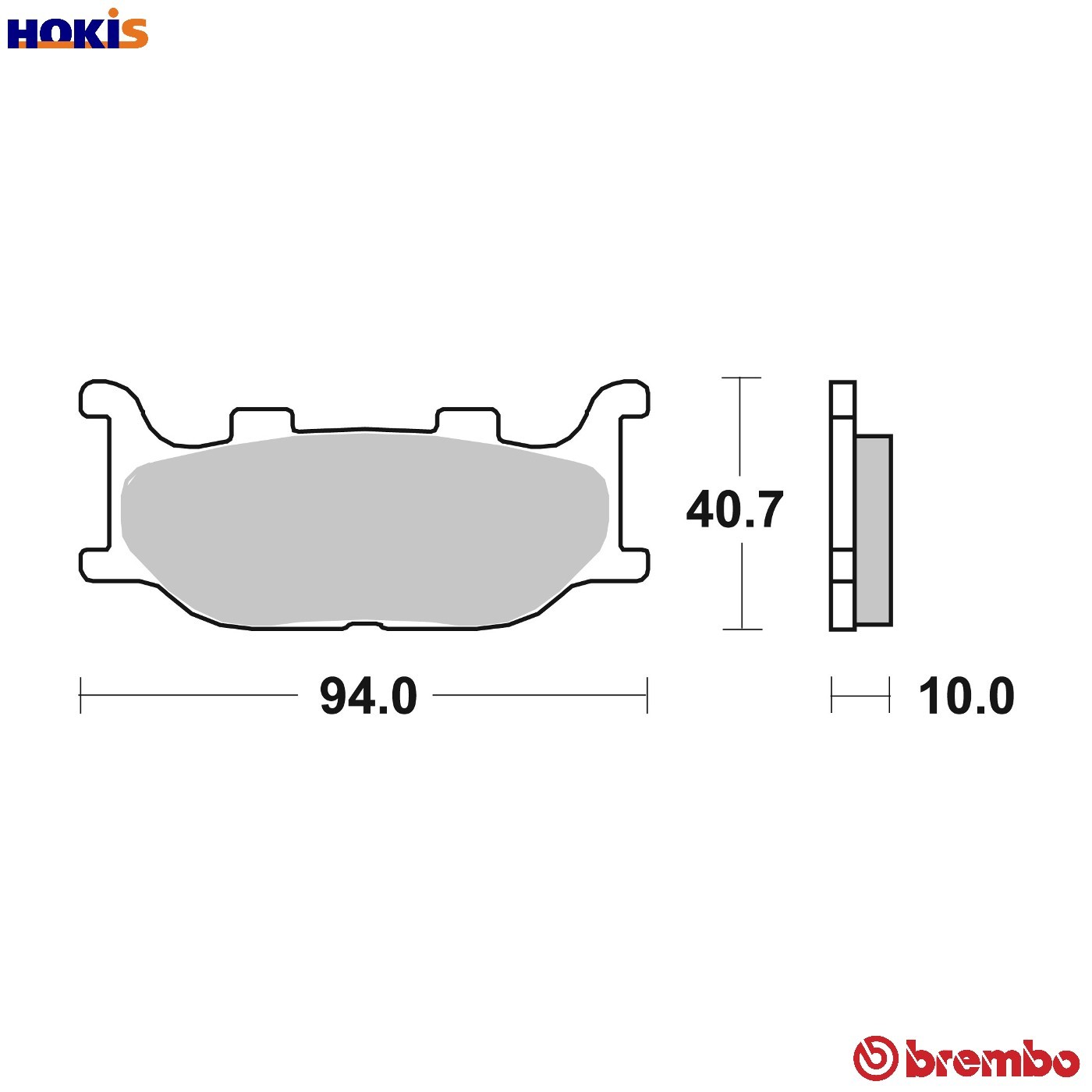 LA brake pad Fit Yamaha XJ6 600 F 2009-2016 Brembo Raod Front 07YA34LA Sintered - Image 28