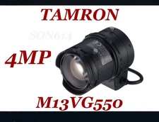 TAMRON M13VG550 Security CCTV Lens W/ 5-50mm F1.4 1/3” 4MP DC Auto-Iris TESTED!