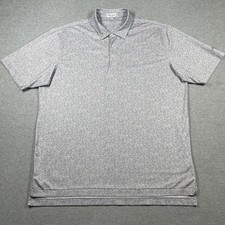 Peter Millar Summer Comfort performance polo shirt men's extra large geometric