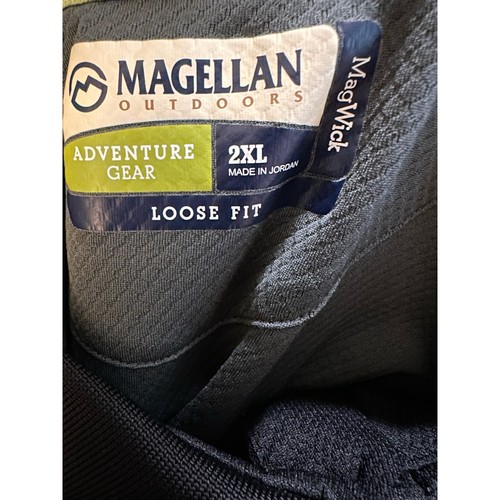 Magellan MagWick Adventure Gear Loose Fit Polo, Black/Gray, Size 2XL, NWOT - Picture 7 of 7