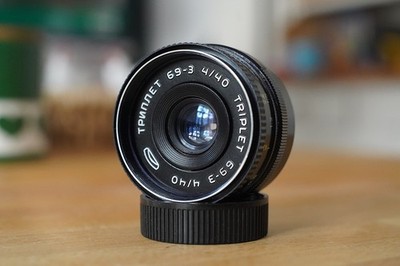 Belomo Triplet 69-3 1:4/40mm, für M39 | Vintage lens
