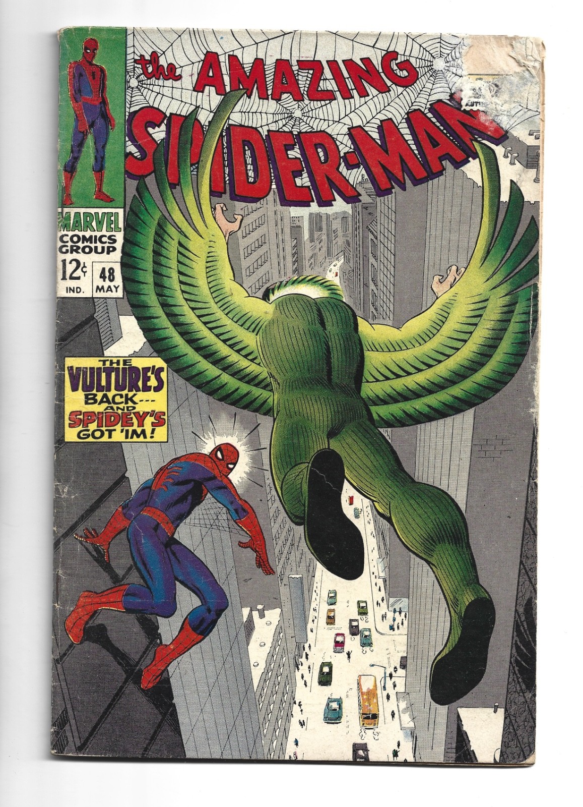 Amazing Spider-man #48, GD+ 2.5, 1st New Vulture (Blackie Drago)