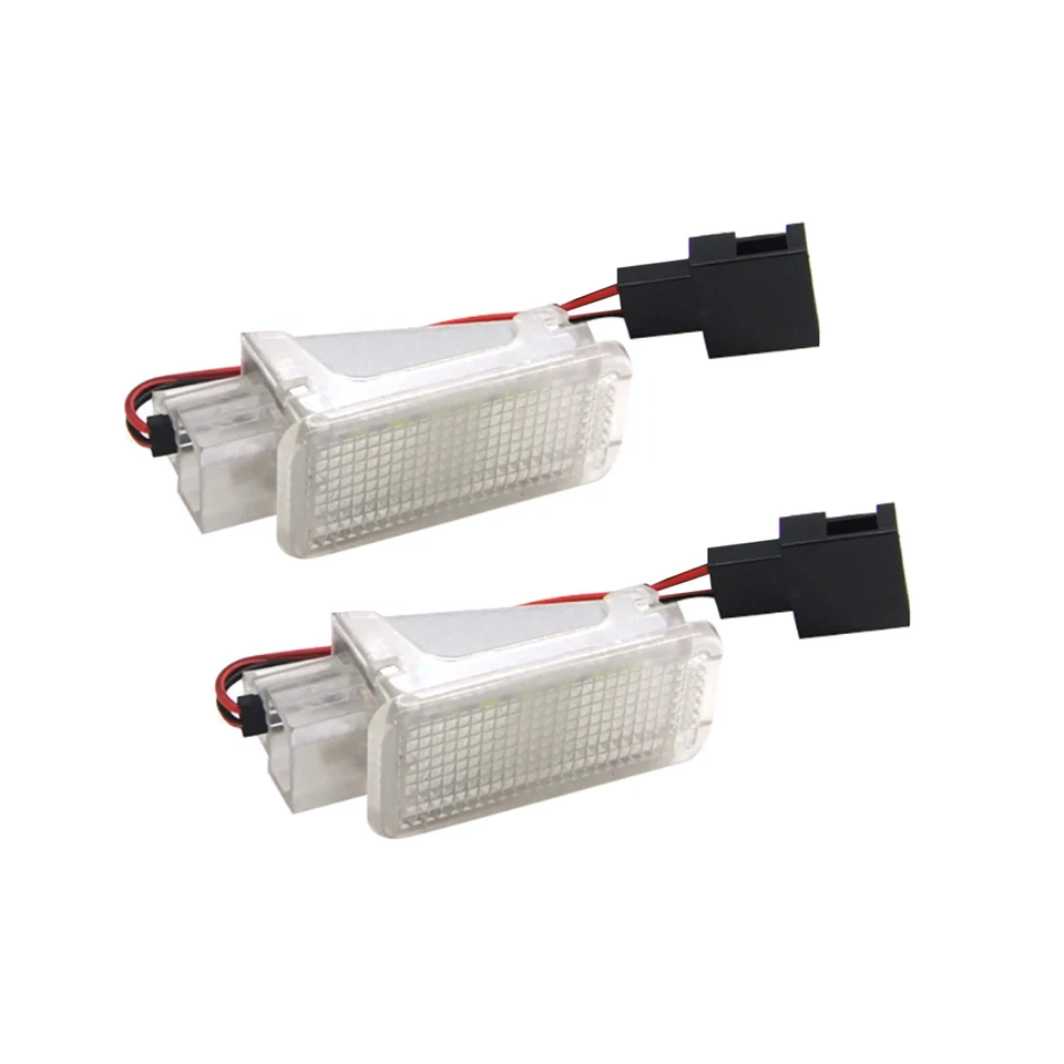 2 PCS 3W 12V 6500K New Car LED Courtesy Door White Light For Audi A3/A4/A6/A7/A8 - Image 3 of 4