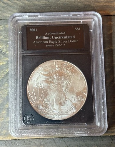 2001 American Eagle Silver Dollar  1oz .999 FINE SILVER BU
