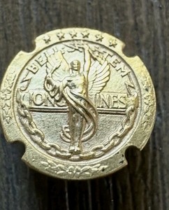 Vintage 14k Gold Bell Systems Long Lines Service Award Lapel Pin