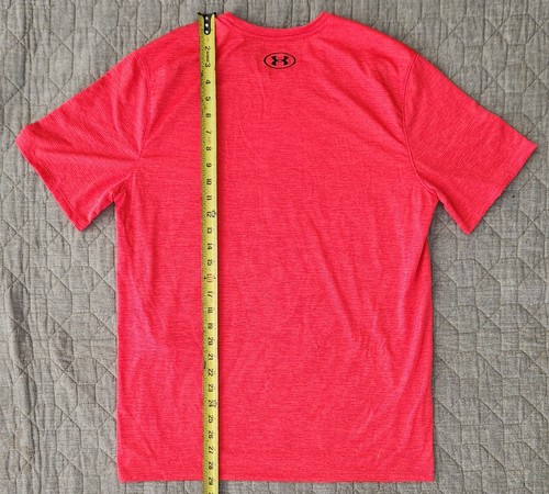 Neu mit Etikett Under Armour Herren UA Tech Vent lockere Passform S/S Hemd in Racerrot; Medium - Bild 6 von 9