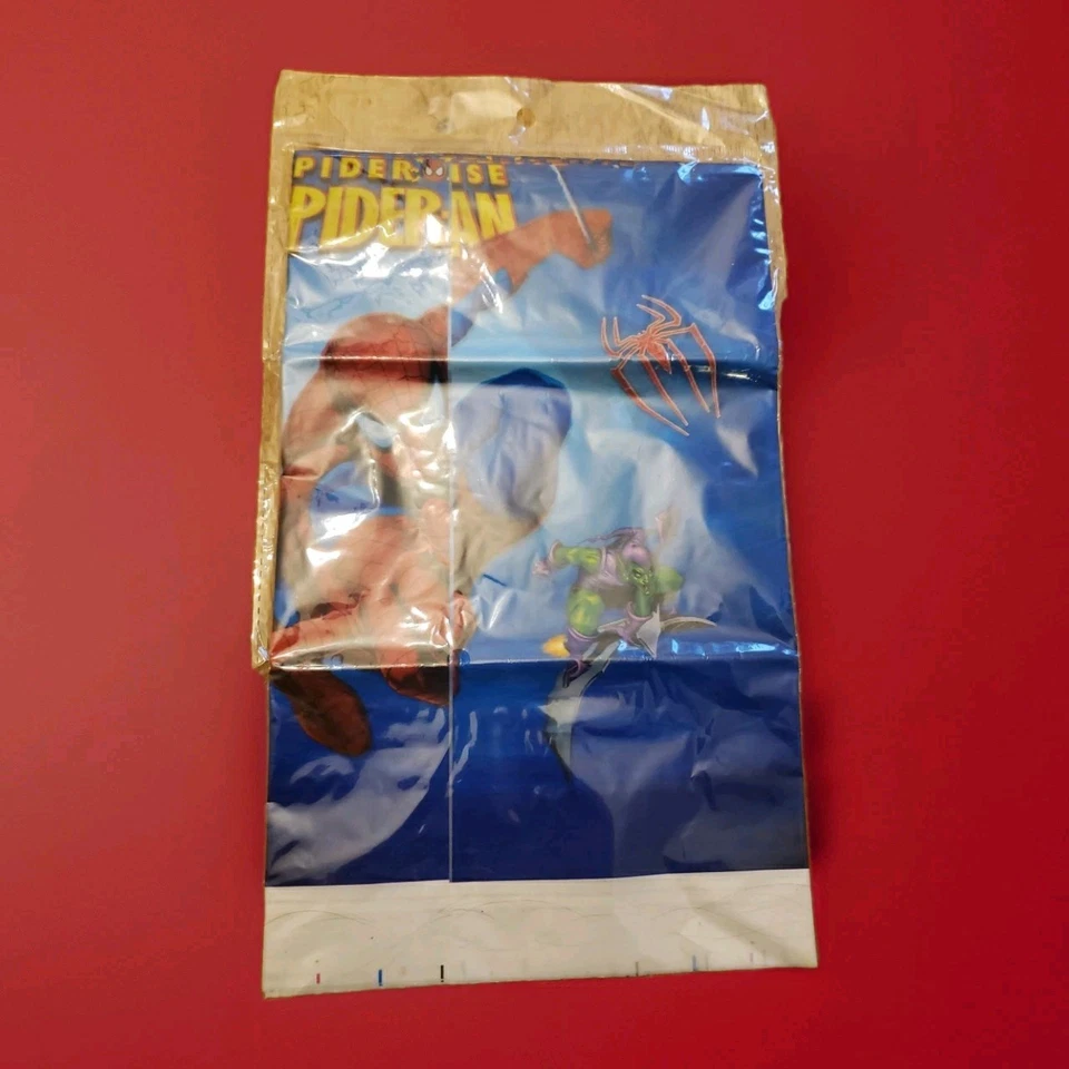 Mantel Desechable Plástico Azul Marvel Spiderman 71"×40" Nuevo Foto 2 de 3