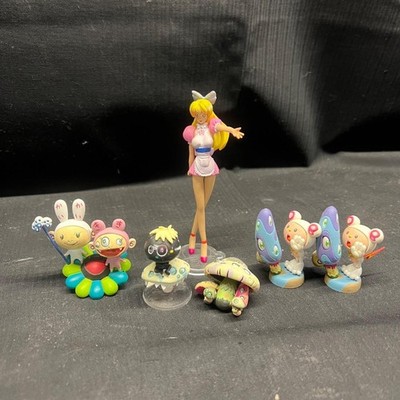 Takashi Murakami Figure Set of 6 Kaikai Kiki Collectible Art Toys
