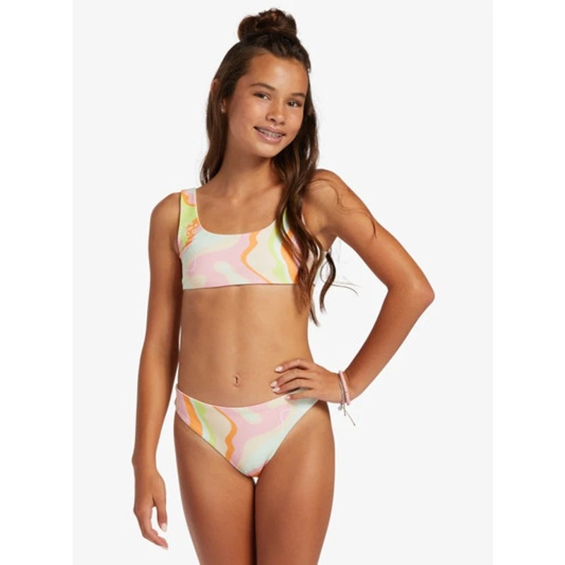 Roxy Basic Active Tri Bra – Lot De 1 Maillot De Bain Fille, Soutien Confortable Et Style Sportif
