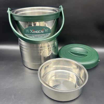 XINGCAI Double Wall Stainless Steel Insulated 1.5L Bucket Hot Cold
