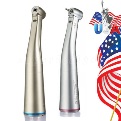 Dental 1:1/1:5 Increasing Optic LED Contra Angle Handpiece NSK Style E-type de